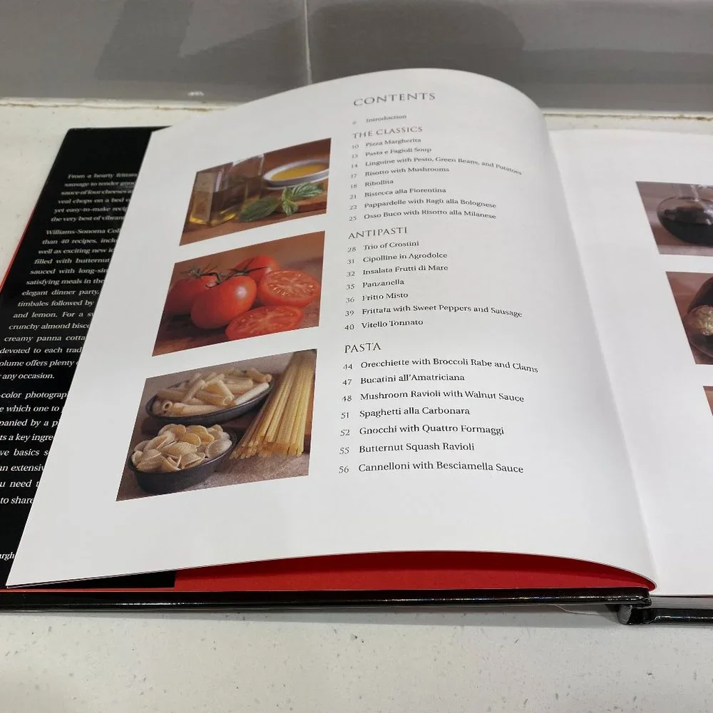 Italian- Williams Sonoma Cookbook